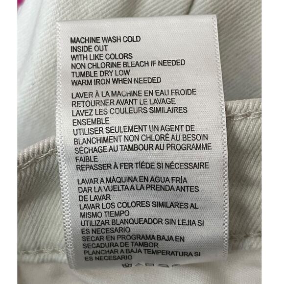 C/E by Current Elliott jeans relaxed cuffed boyfriend light blue size 28 - Picture 7 of 8